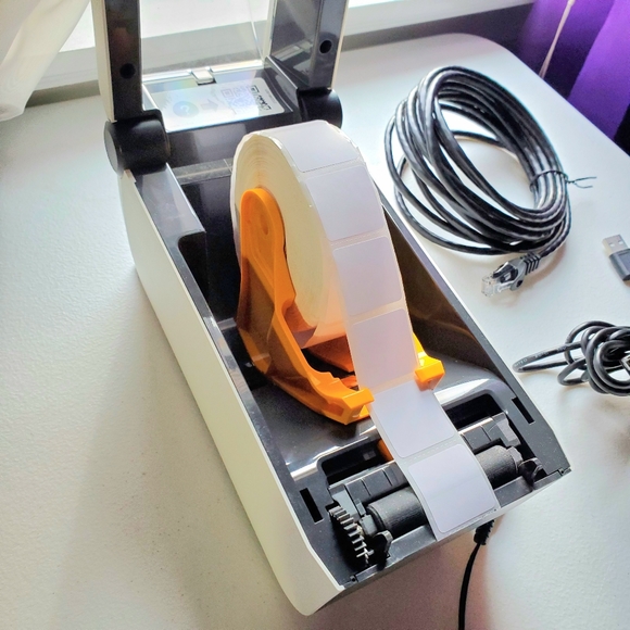 White Zebra ZD410 thermal label printer - used barcode printer - like new - Picture 2 of 6